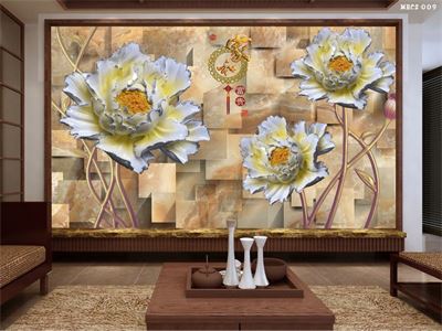 Tranh hoa cúc 3d MHC2-009