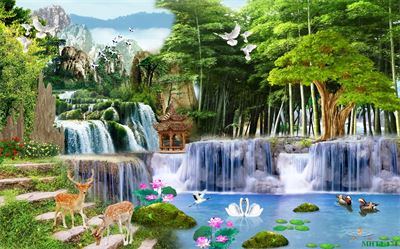 Phong cảnh sơn thủy hữu tình MHT2-171