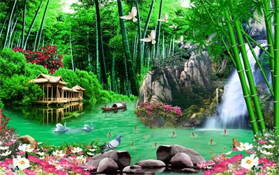 Phong cảnh sơn thủy hữu tình MHT2-137