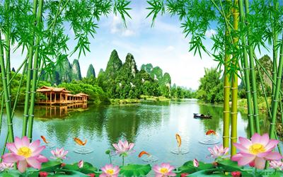 Phong cảnh sơn thủy hữu tình MHT2-077