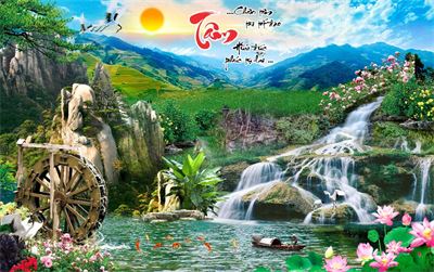 Phong cảnh sơn thủy hữu tình MHT2-023