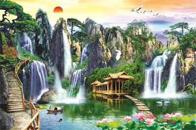 Phong cảnh sơn thủy hữu tình MHT2-147