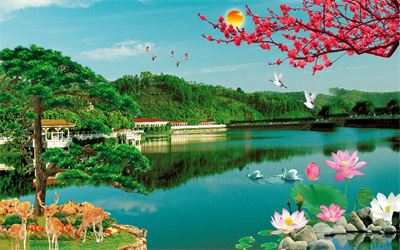 Phong cảnh sơn thủy hữu tình MHT2-090