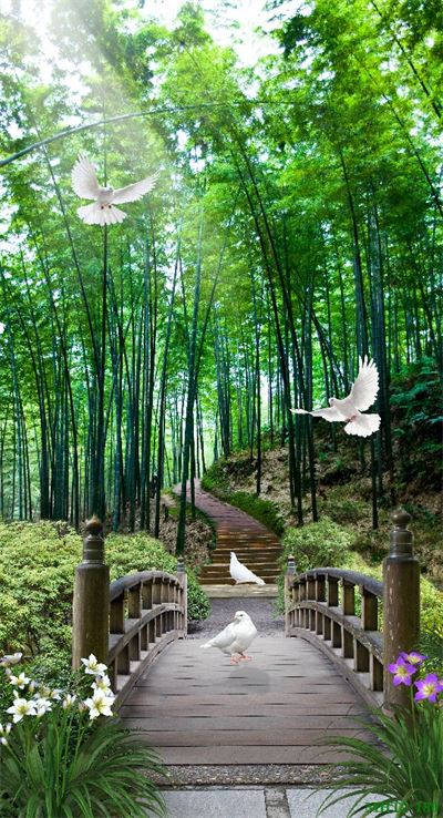 Phong cảnh sơn thủy hữu tình MHT2-180