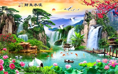 Phong cảnh sơn thủy hữu tình MHT2-175