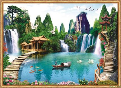 Phong cảnh sơn thủy hữu tình MHT2-148