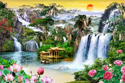 Phong cảnh sơn thủy hữu tình MHT2-126