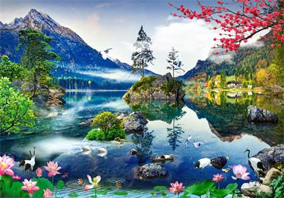 Phong cảnh sơn thủy hữu tình MHT2-106