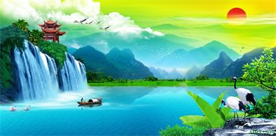 Phong cảnh sơn thủy hữu tình MHT2-050