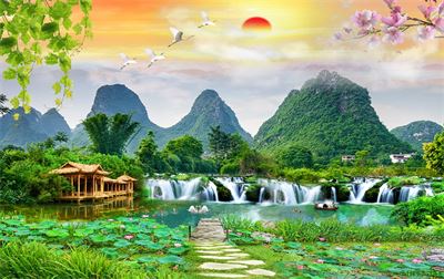 Phong cảnh sơn thủy hữu tình MHT2-143