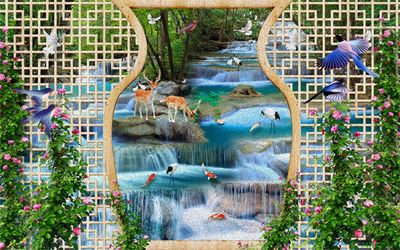 Phong cảnh sơn thủy hữu tình MHT2-033