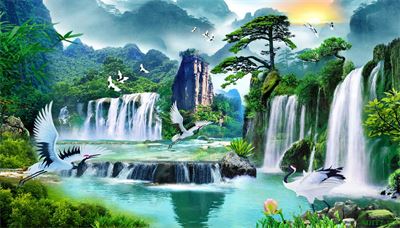 Phong cảnh sơn thủy hữu tình MHT2-125