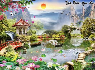 Phong cảnh sơn thủy hữu tình MHT2-115