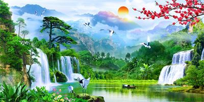 Phong cảnh sơn thủy hữu tình MHT2-039