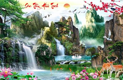 Phong cảnh sơn thủy hữu tình MHT2-138