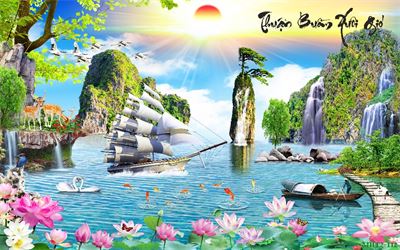 Phong cảnh sơn thủy hữu tình MHT2-112