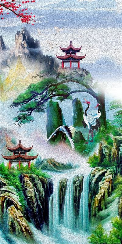 Phong cảnh sơn thủy hữu tình MHT2-001