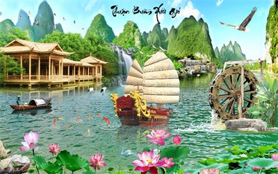 Phong cảnh sơn thủy hữu tình MHT2-012