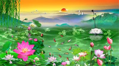 Phong cảnh sơn thủy hữu tình MHT2-166