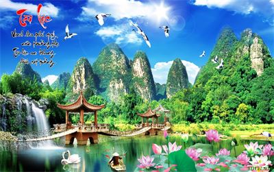 Phong cảnh sơn thủy hữu tình MHT2-010