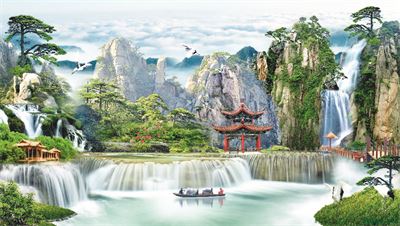 Phong cảnh sơn thủy hữu tình MHT2-150