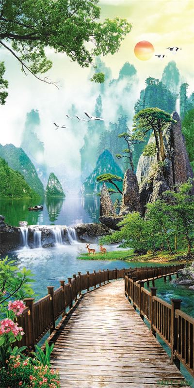 Phong cảnh sơn thủy hữu tình MHT2-086