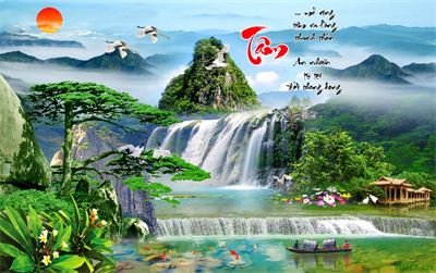 Phong cảnh sơn thủy hữu tình MHT2-029