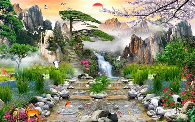 Phong cảnh sơn thủy hữu tình MHT2-093