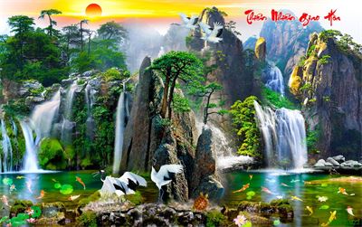 Phong cảnh sơn thủy hữu tình MHT2-022