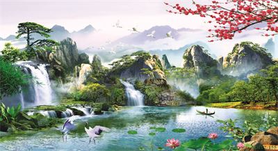 Phong cảnh sơn thủy hữu tình MHT2-155