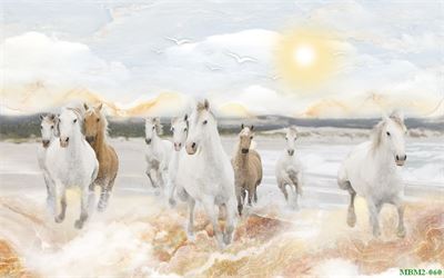 Tranh ngựa - bát mã - Mã đáo MBM2-060