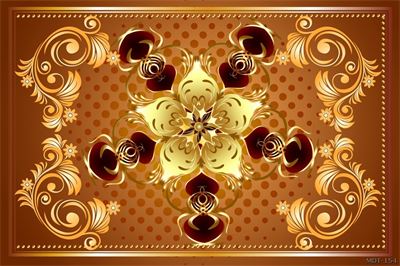 Mẫu dán trần họa tiết MDT-154