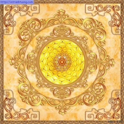 Mẫu dán trần họa tiết MDT-172