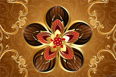 Mẫu dán trần họa tiết MDT-156