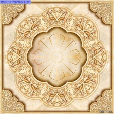Mẫu dán trần họa tiết MDT-166