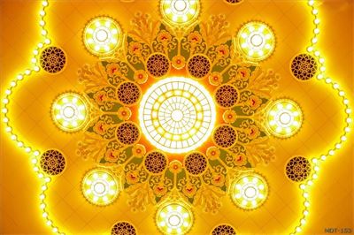 Mẫu dán trần họa tiết MDT-153