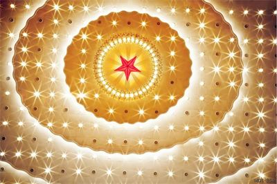 Mẫu dán trần họa tiết MDT-158