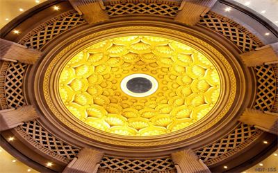 Mẫu dán trần họa tiết MDT-155