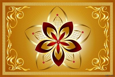 Mẫu dán trần họa tiết MDT-152