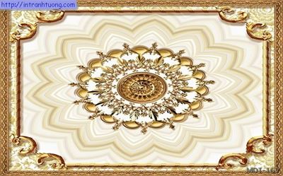 Mẫu dán trần họa tiết MDT-167