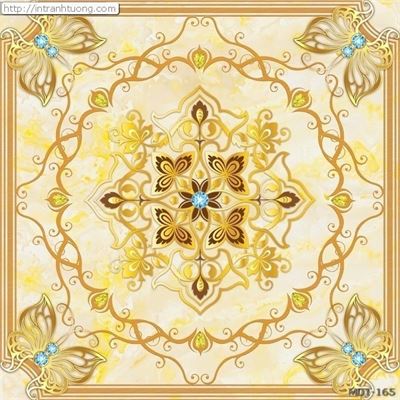 Mẫu dán trần họa tiết MDT-165
