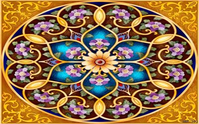 Mẫu dán trần họa tiết MDT-160