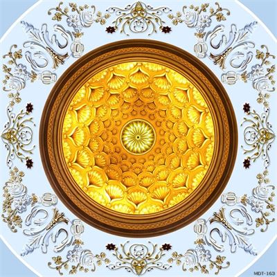 Mẫu dán trần họa tiết MDT-163