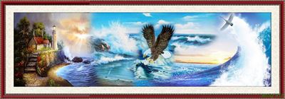 Tranh sơn dầu làng quê MLQ-511