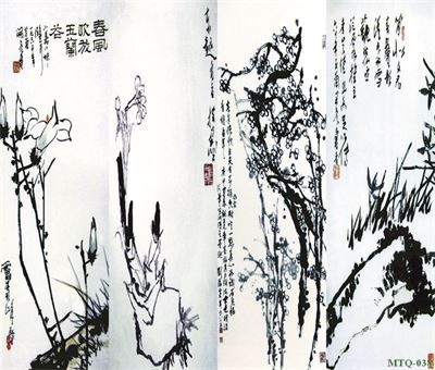 Tranh tứ quý MTQ-038