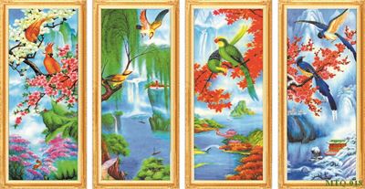 Tranh tứ quý MTQ-018
