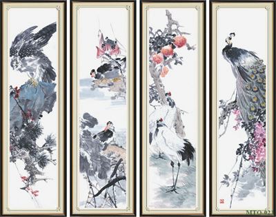 Tranh tứ quý MTQ-023