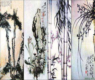 Tranh tứ quý MTQ-041