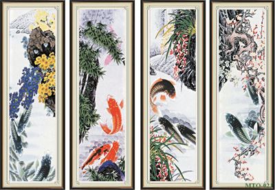 Tranh tứ quý MTQ-021