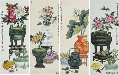 Tranh tứ quý MTQ-019